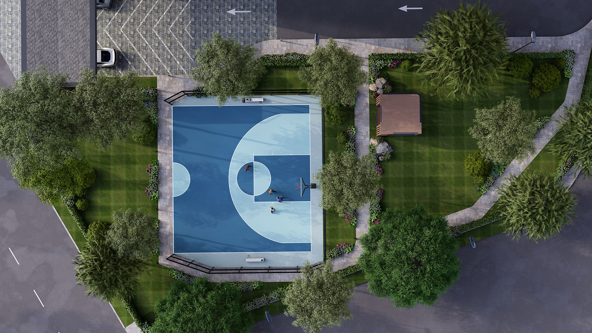 Basketball Court - Top